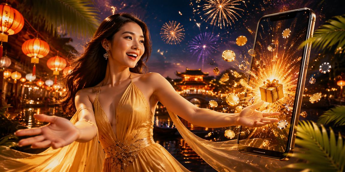 Người chơi đăng ký tài khoản casino trên điện thoại tại chợ đêm Huế
