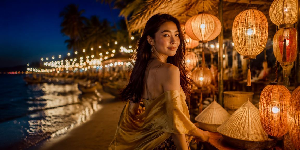 Người chơi tại Phú Quốc trải nghiệm cá cược casino trực tuyến trên điện thoại bên bãi biển